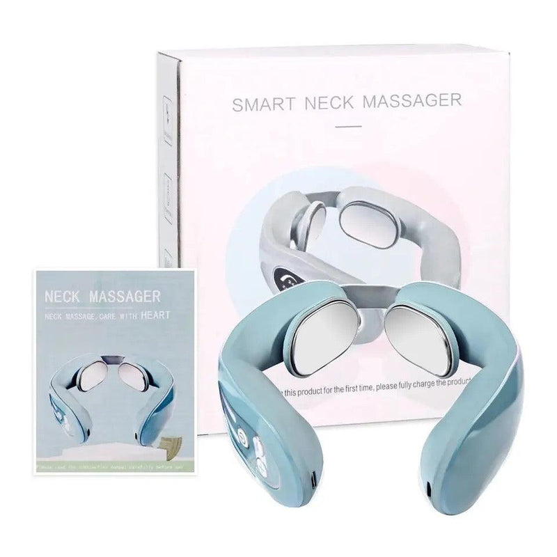 Massageador e relaxante elétrico para pescoço, ombro e cabeça. - Truly Shop 