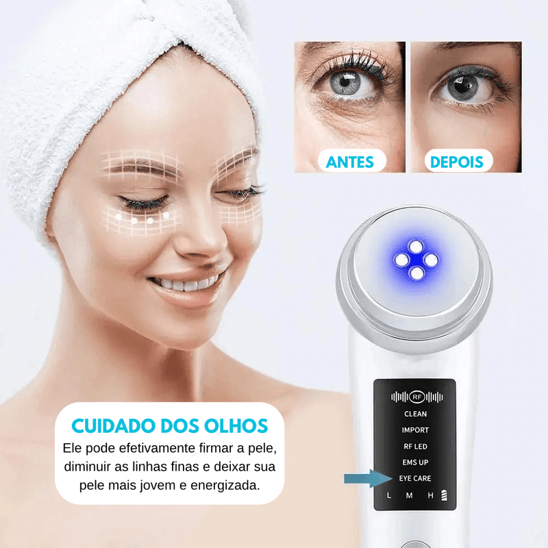 Massageador facial 5 em 1 - Truly Shop 