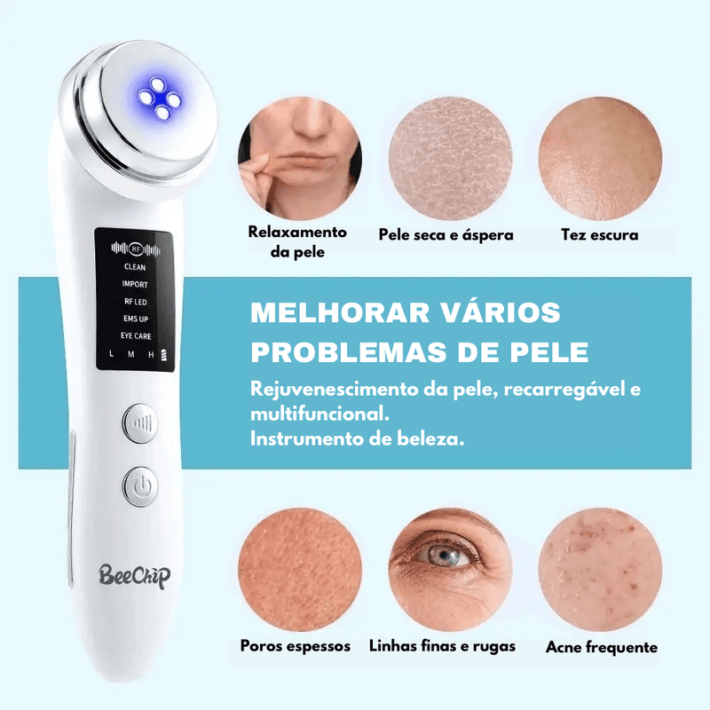 Massageador facial 5 em 1 - Truly Shop 