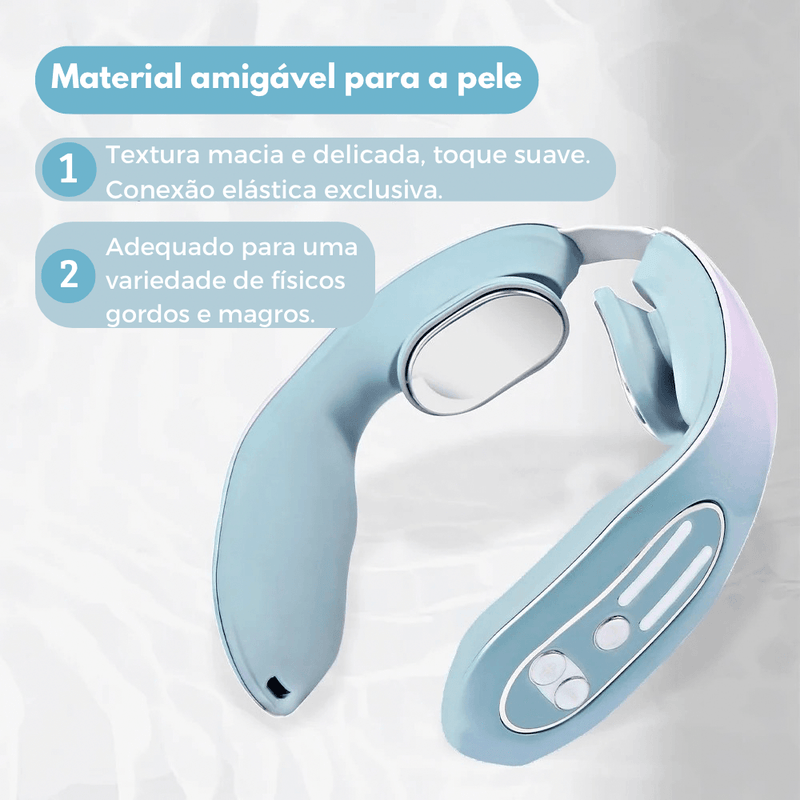 Massageador e relaxante elétrico para pescoço, ombro e cabeça. - Truly Shop 