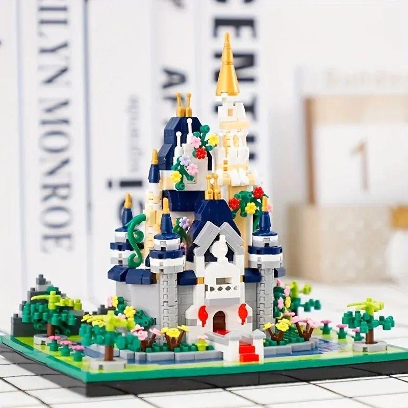 Lego construção de castelo. conjunto DIY de castelo de princesa, tijolos criativos para crianças e adultos - Truly Shop 