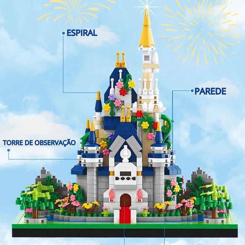 Lego construção de castelo. conjunto DIY de castelo de princesa, tijolos criativos para crianças e adultos - Truly Shop 