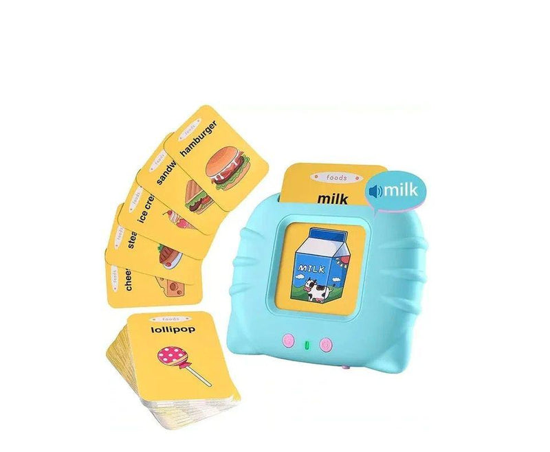 Livro Eletrônico de cartões de áudio, flash cards falantes, aprender Inglês, educação infantil, brinquedo educativo. - Truly Shop 