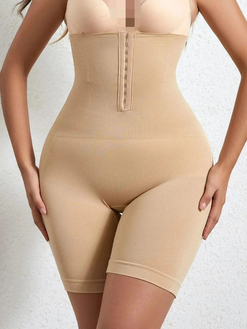 Modelador de corpo feminino, short de cintura alta e controle de barriga - Truly Shop 