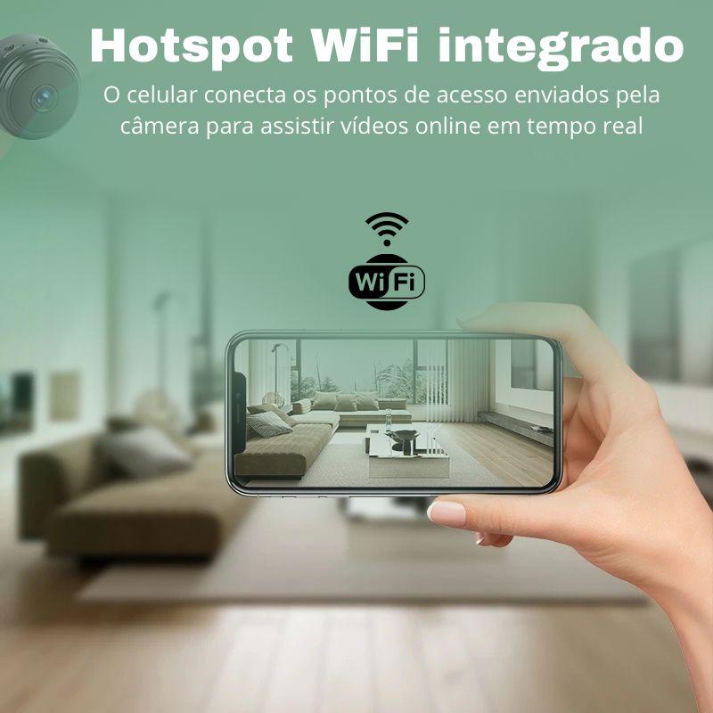 Mini Câmera de monitoramento A9 WI-FI, sem fio. - Truly Shop 