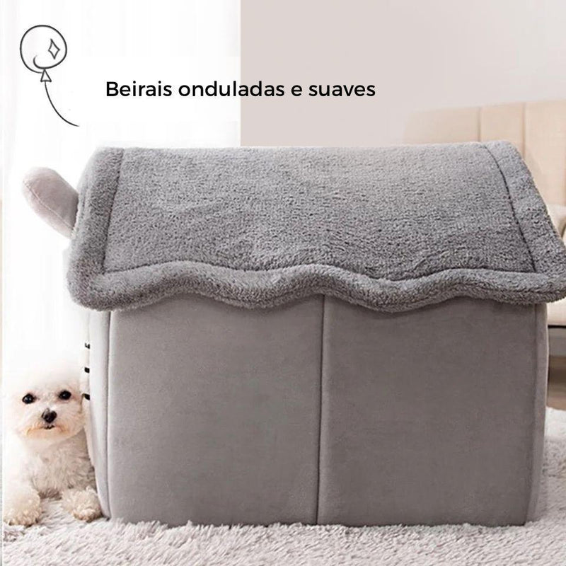 Cama para pets com design de casinha - Truly Shop 