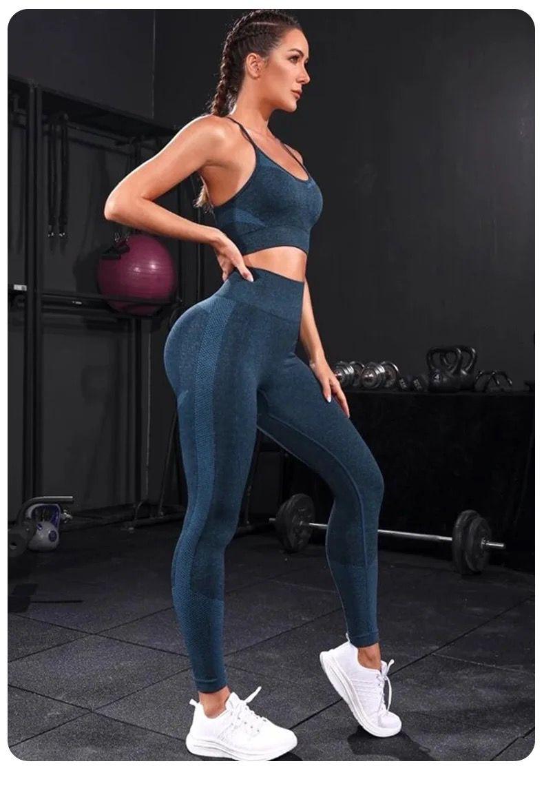 conjunto de yoga, roupa esportiva, treino e ginástica - Truly Shop 