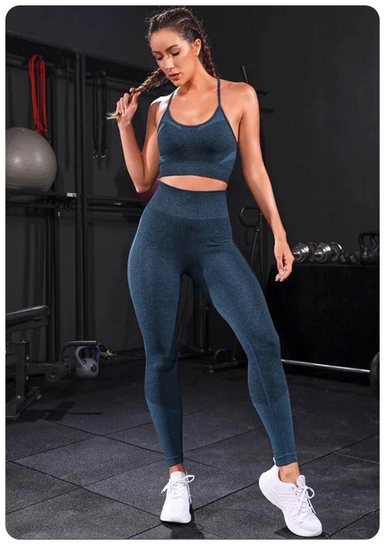 conjunto de yoga, roupa esportiva, treino e ginástica - Truly Shop 